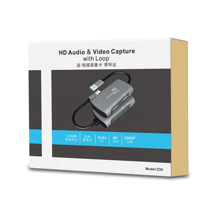 Z30 HDMI Female + Mic to HDMI Female + Audio + USB 2.0 Video Capture Box - Video Capture Solutions by buy2fix | Online Shopping UK | buy2fix