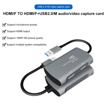 Z31 HDMI Female to HDMI Female + Audio + USB 2.0 Video Capture Box - Video Capture Solutions by buy2fix | Online Shopping UK | buy2fix