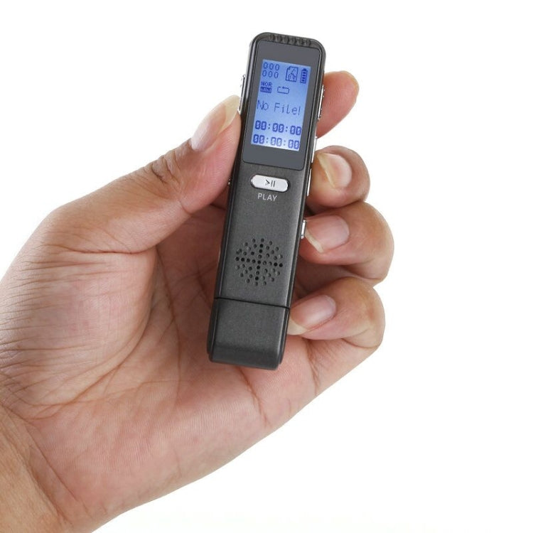 V858 Portable Audio Voice Recorder, 8GB, Support Music Playback by buy2fix