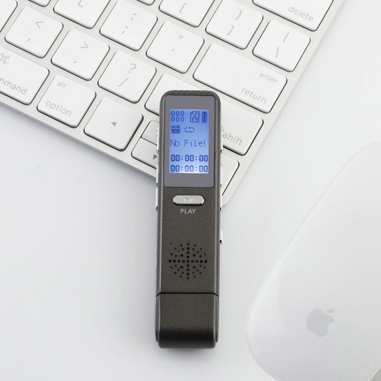 V858 Portable Audio Voice Recorder, 8GB, Support Music Playback by buy2fix