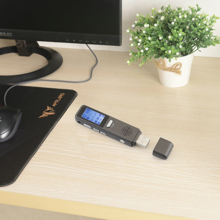 V858 Portable Audio Voice Recorder, 8GB, Support Music Playback by buy2fix