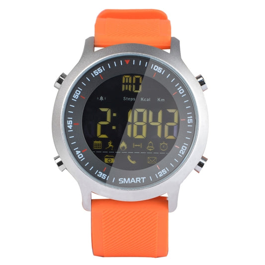 EX18 Smart Sports Watch FSTN Full View Screen Luminous Dial High Tensile TPU Strap, Support Steps Counting / Burned Calory / Calendar Date / Bluetooth 4.0 / Incoming Call Reminder / Low Battery Reminder(Orange) by buy2fix