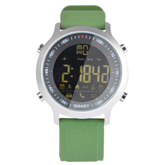 EX18 Smart Sports Watch FSTN Full View Screen Luminous Dial High Tensile TPU Strap, Support Steps Counting / Burned Calory / Calendar Date / Bluetooth 4.0 / Incoming Call Reminder / Low Battery Reminder(Green) by buy2fix