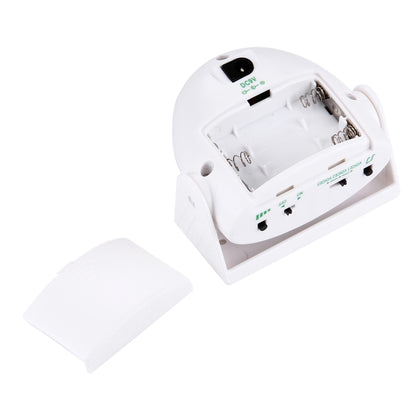 5301 Wireless Infrared Motion Sensor Welcome Alarm Intelligent Greeting Warning Doorbell, IR Distance: 10m(White) - Sensor Doorbell by buy2fix | Online Shopping UK | buy2fix