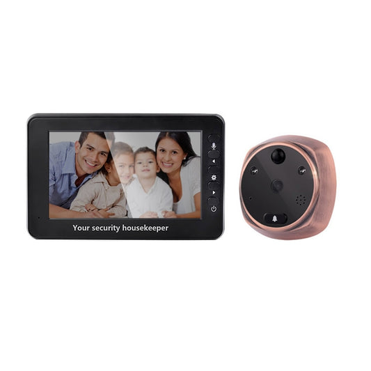 M4300A 4.3 inch Display Screen 3.0MP Camera Video Smart Doorbell, Support TF Card (32GB Max) & Motion Detection & Infrared Night Vision - Video DoorBell by buy2fix | Online Shopping UK | buy2fix