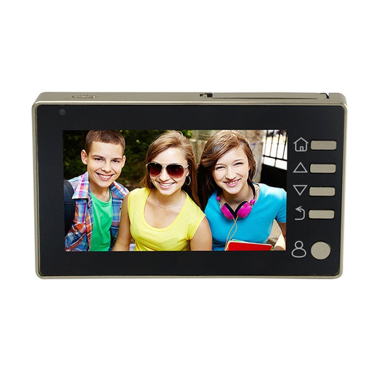 M4300D 4.3 inch TFT Color Display Screen 3.0MP Security Camera Video Smart Doorbell, Support TF Card (32GB Max) & Night Vision & Motion Detection (Gold) - Video DoorBell by buy2fix | Online Shopping UK | buy2fix