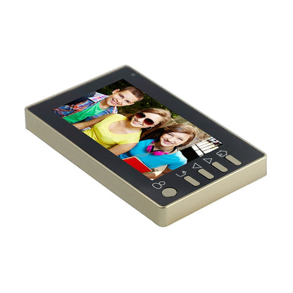 M4300D 4.3 inch TFT Color Display Screen 3.0MP Security Camera Video Smart Doorbell, Support TF Card (32GB Max) & Night Vision & Motion Detection (Gold) - Video DoorBell by buy2fix | Online Shopping UK | buy2fix