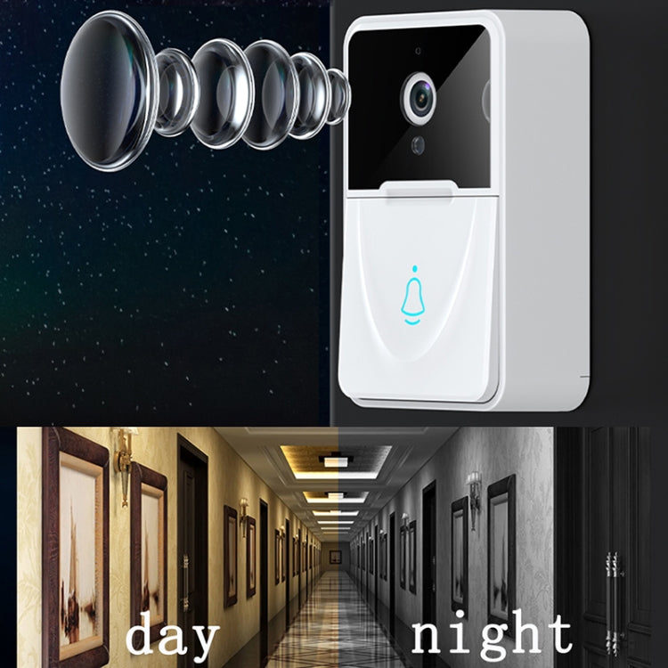 DoorBell X3 VGA WiFi Smart Video Doorbell with Chime, Support Night Vision(White) - Video DoorBell by buy2fix | Online Shopping UK | buy2fix