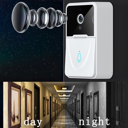 DoorBell X3 VGA WiFi Smart Video Doorbell with Chime, Support Night Vision(White) - Video DoorBell by buy2fix | Online Shopping UK | buy2fix