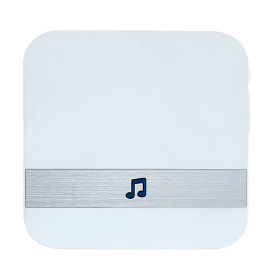 B10 52 Chimes 110dB Doorbell Receiver Low Power Consumption Home Door Tools, EU Plug, AC 90-260V (White)