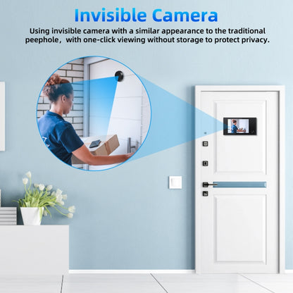 SN520AD 3.5 inch Screen 2.0MP Security Camera Digital Peephole Door Viewer (Black) by buy2fix