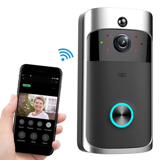 M3 720P Smart WIFI Ultra Low Power Video Visual Doorbell,Support Mobile Phone Remote Monitoring & Night Vision(Black) - Video DoorBell by buy2fix | Online Shopping UK | buy2fix