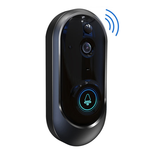 M108 720P 6400mAh Smart WIFI Video Visual Doorbell,Support Phone Remote Monitoring & Real-time Voice Intercom (Black) - Video DoorBell by buy2fix | Online Shopping UK | buy2fix