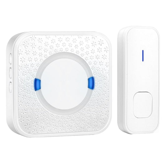P6-B 110dB Wireless IP55 Waterproof Low Power Consumption WiFi Doorbell Receiver, 53 Music Options, Receiver Distance: 300m(White) - Wireless Doorbell by buy2fix | Online Shopping UK | buy2fix