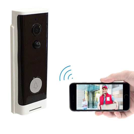 M200A 1080P WiFi Intelligent Round Button Video Doorbell, Support Infrared Motion Detection & Adaptive Rate & Two-way Intercom & Remote / PIR Wakeup(White) - Video DoorBell by buy2fix | Online Shopping UK | buy2fix