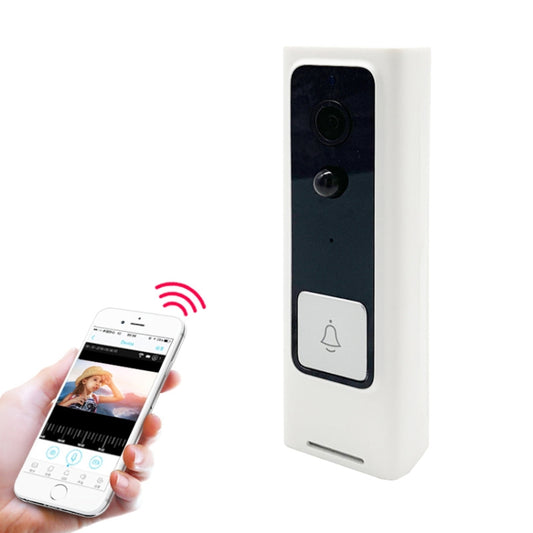 M200B WiFi Intelligent Square Button Video Doorbell, Support Infrared Motion Detection & Adaptive Rate & Two-way Intercom & Remote / PIR Wakeup(White) - Video DoorBell by buy2fix | Online Shopping UK | buy2fix