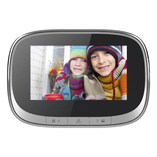 SF550 4.3 inch Screen 1.0MP Security Digital Door Viewer with 12 Polyphonic Music, Support PIR Motion Detection & Infrared Night Vision & 145 Degrees Wide Angle & TF Card (Black) - Video DoorBell by buy2fix | Online Shopping UK | buy2fix
