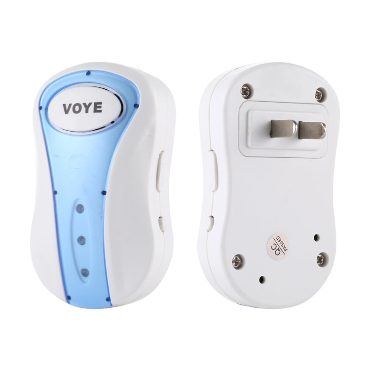 VOYE V008B Home Music Remote Control Wireless Doorbell with 38 Polyphony Sounds, US Plug (White) - Wireless Doorbell by VOYE | Online Shopping UK | buy2fix