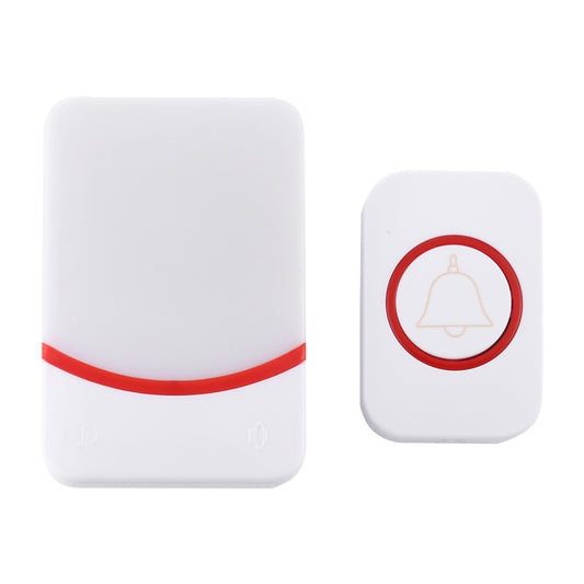 CMF1188 Home Music Remote Control Wireless Doorbell with 38 Ringtones & Colorful Flashing Lights + Ringtones / Ringtones / Colorful Flashing Lights 3-Modes (White) - Wireless Doorbell by buy2fix | Online Shopping UK | buy2fix