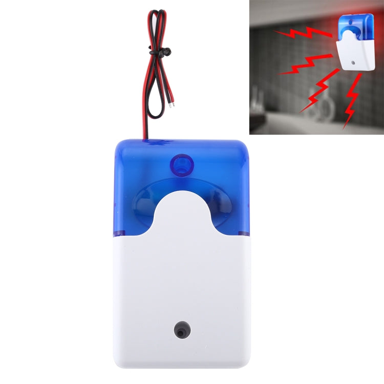 103 Mini Strobe Siren Durable Home Security Alarm System (Blue) - Alarm System by buy2fix | Online Shopping UK | buy2fix