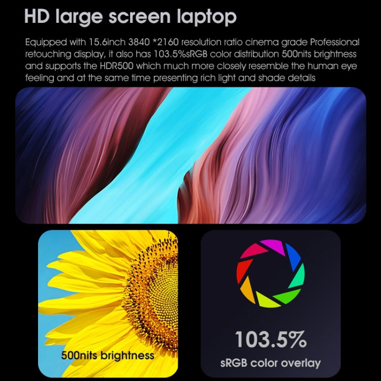 W041-ID4-156 AMD Laptop, 15.6 inch FHD, 8GB+256GB, Fingerprint Unlock, Windows 11 English OS AMD Ryzen 3 5300U Quad Core, Support Bluetooth & Dual WiFi, US Plug by buy2fix