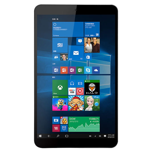 HSD8001 Tablet PC, 8 inch 2.5D Screen, 4GB+64GB, Windows 10, Intel Atom Z8300 Quad Core, Support TF Card & HDMI & Bluetooth & WiFi, US Plug(Black) - Other by buy2fix | Online Shopping UK | buy2fix