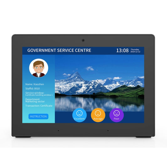 HSD8027T LCD Touch Screen All in One PC with Holder, 8 inch, 1GB+16GB, Android 6.0 RK3128 Quad Core Cortex A7, Support Bluetooth & WiFi & RJ45 & TF Card(Black) - All in One PC by buy2fix | Online Shopping UK | buy2fix
