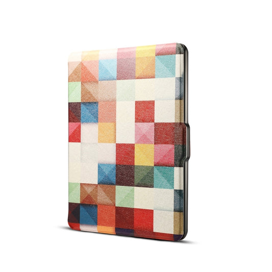 Colors Magic Cube Print Horizontal Flip PU Leather Protective Case for Amazon Kindle Paperwhite 1 & 2 & 3 with Sleep / Wake-up - Amazon by buy2fix | Online Shopping UK | buy2fix