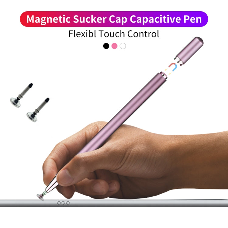 JD01 Universal Magnetic Pen Cap + Disc + Spare Pen Head Stylus Pen for Smart Tablets and Mobile Phones(Black) - Stylus Pen by buy2fix | Online Shopping UK | buy2fix