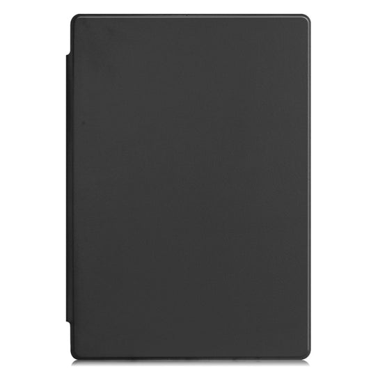 Custer Texture Horizontal Flip PU Leather Case for Microsoft Surface Pro 4 / 5 / 6 / 7 12.3 inch, with Holder & Pen Slot(Black) - Others by buy2fix | Online Shopping UK | buy2fix
