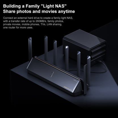Original Xiaomi WiFi Router BE7000 8-channel Independent Signal Amplifier 1GB Memory, US Plug - Wireless Routers by Xiaomi | Online Shopping UK | buy2fix