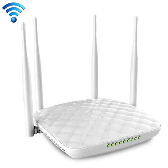 Tenda FH456 Wireless 2.4GHz 300Mbps WiFi Router with 4*5dBi External Antennas(White)