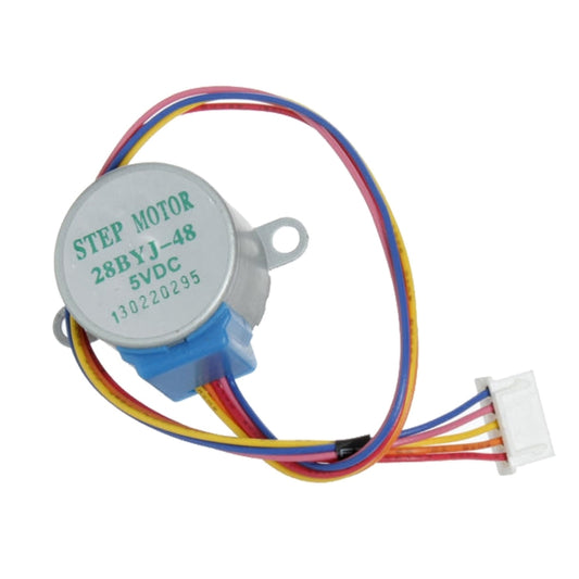 LDTR-WG0246 28YBJ-48 DC 5V 4 Phase 5 Wire Stepper Motor with ULN2003 Driver Board (Silver) - Motor Module by buy2fix | Online Shopping UK | buy2fix
