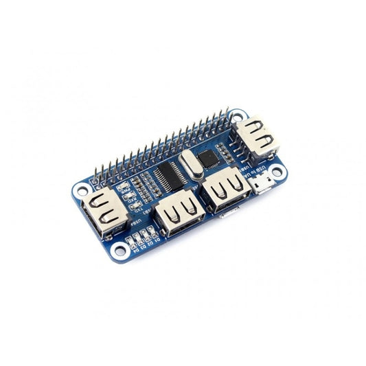 Waveshare 4 Port USB HUB HAT for Raspberry Pi - Modules Expansions Accessories by Waveshare | Online Shopping UK | buy2fix
