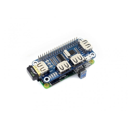Waveshare 4 Port USB HUB HAT for Raspberry Pi - Modules Expansions Accessories by Waveshare | Online Shopping UK | buy2fix