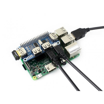 Waveshare 4 Port USB HUB HAT for Raspberry Pi - Modules Expansions Accessories by Waveshare | Online Shopping UK | buy2fix