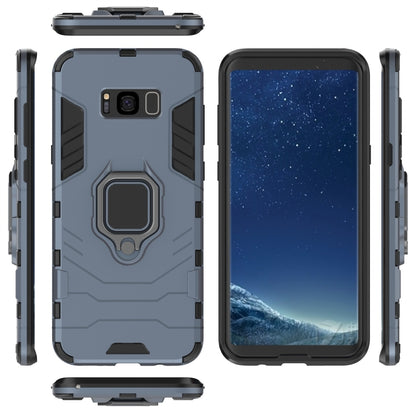 PC + TPU Shockproof Protective Case for Galaxy S8+, with Magnetic Ring Holder by buy2fix