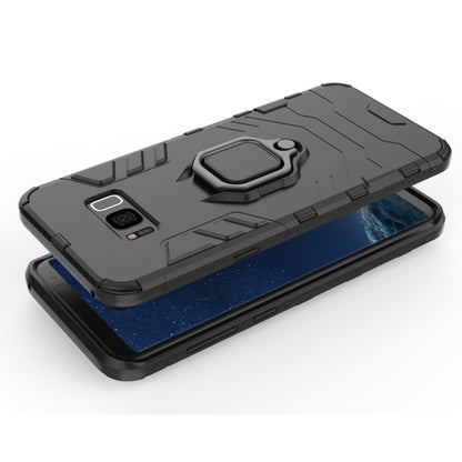PC + TPU Shockproof Protective Case for Galaxy S8+, with Magnetic Ring Holder by buy2fix