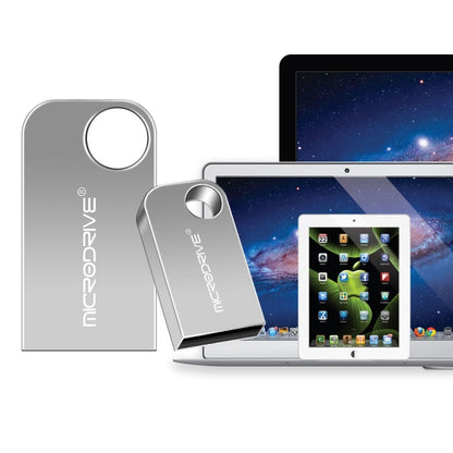 MicroDrive 8GB USB 2.0 Mini Semi-circular Metal U Disk - USB Flash Drives by MicroDrive | Online Shopping UK | buy2fix
