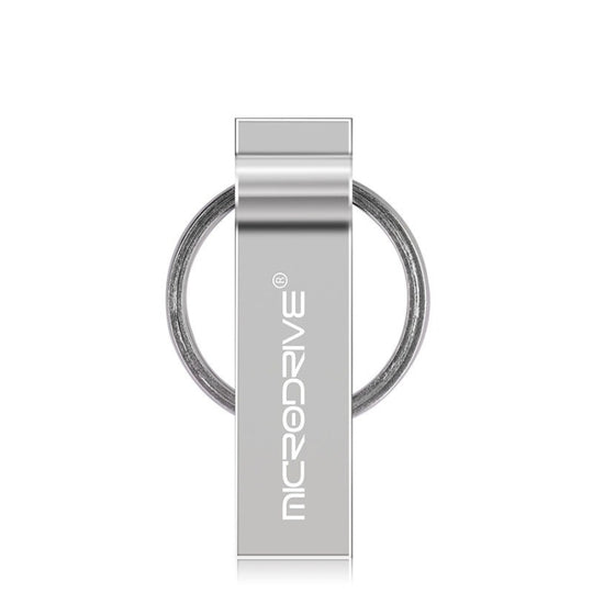 MicroDrive 32GB USB 2.0 Metal Keychain U Disk (Grey)