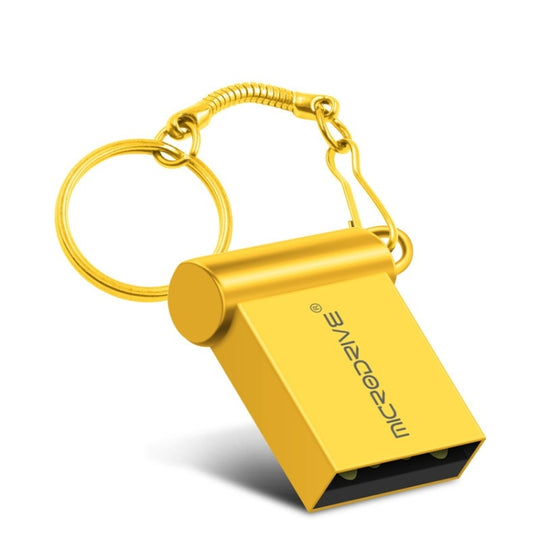 MicroDrive 32 Go USB 2.0 Mini clé USB en métal U Disk (Or)
