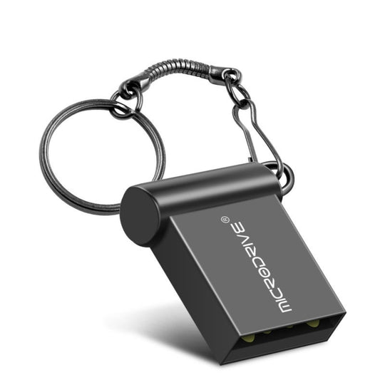 MicroDrive 64 Go USB 2.0 Mini clé USB en métal U Disk (Noir)