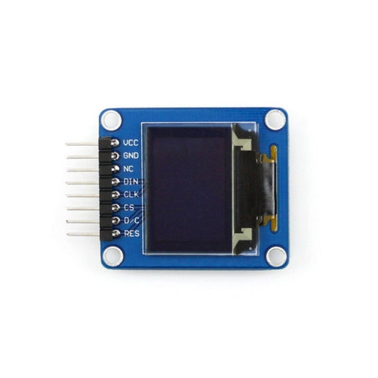 Waveshare 0.95 inch RGB OLED (A), SPI Interface, Curved Horizontal Pinheader - Modules Expansions Accessories by Waveshare | Online Shopping UK | buy2fix