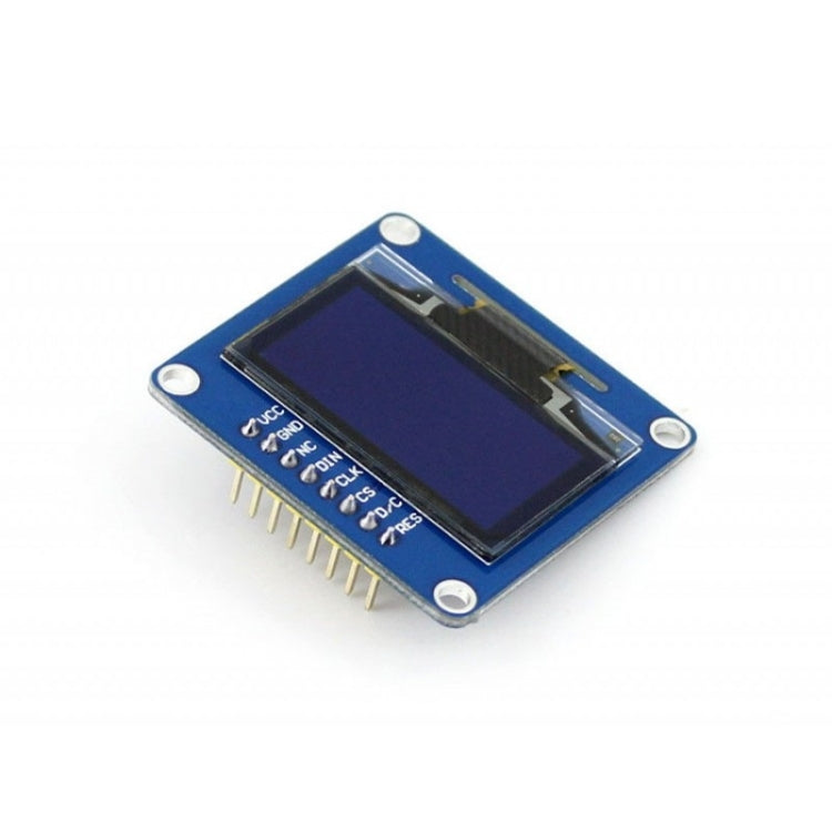 Waveshare 1.3 inch 128*64 OLED, SPI/I2C interfaces, Straight Vertical Pinheader - Modules Expansions Accessories by Waveshare | Online Shopping UK | buy2fix