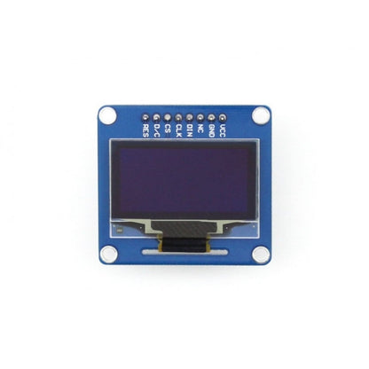 Waveshare 1.3 inch 128*64 OLED, SPI/I2C interfaces, Straight Vertical Pinheader - Modules Expansions Accessories by Waveshare | Online Shopping UK | buy2fix