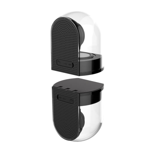 True 3D TWS Magnetic Wireless Bluetooth Stereo Surround HiFi Speaker with Full Transparent Home - Mini Speaker by buy2fix | Online Shopping UK | buy2fix