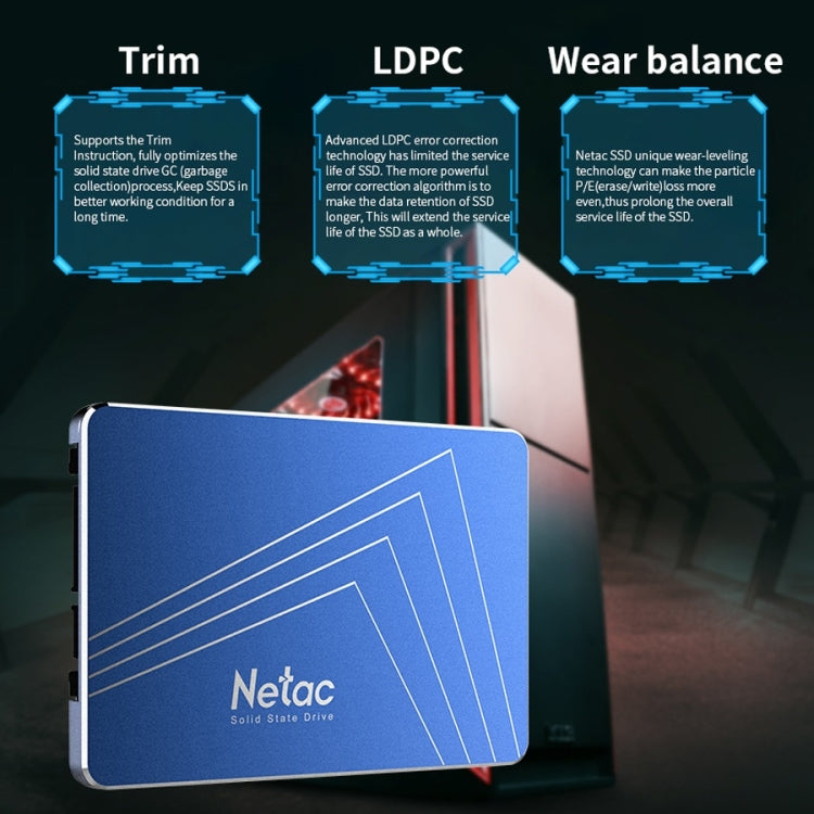 Netac N600S 1TB SATA 6Gb/s Solid State Drive - Solid State Drives by Netac | Online Shopping UK | buy2fix