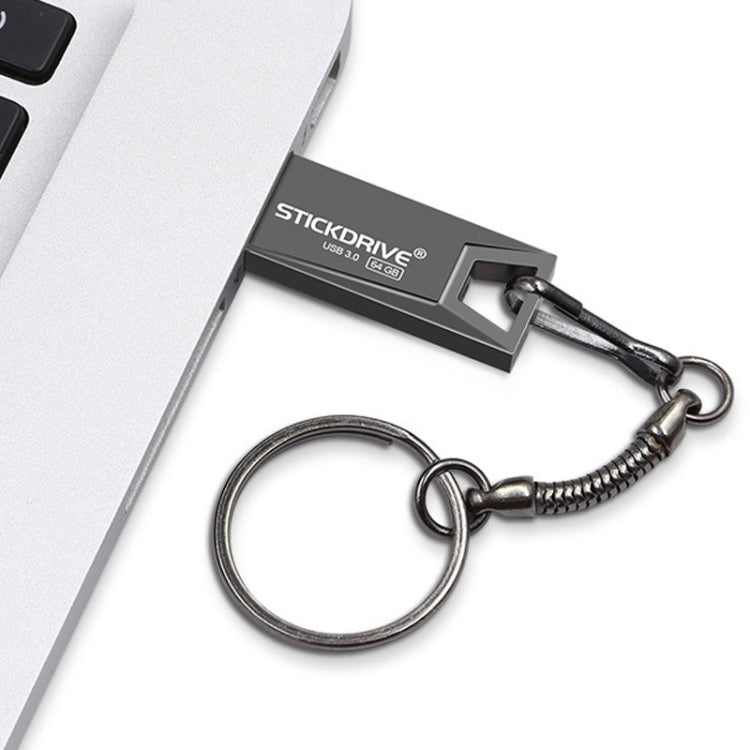 STICKDRIVE 64GB USB 3.0 High Speed Mini Metal U Disk (Silver Grey) - USB Flash Drives by STICKDRIVE | Online Shopping UK | buy2fix