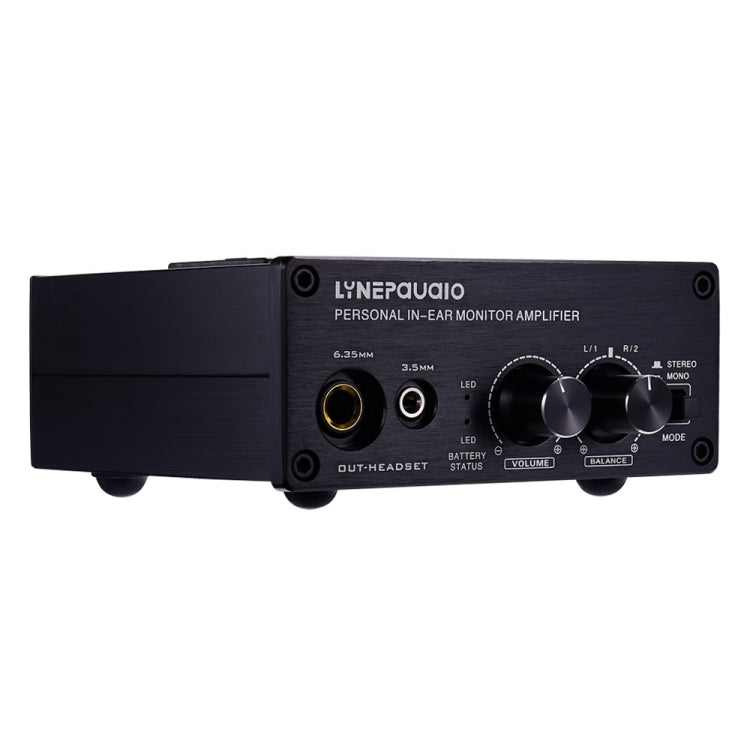 LINEPAUDIO B982 Power Amplifier Instrument Drummer Earphone Monitor Signal Amplifier, Dual XLR Input (Black) -  by buy2fix | Online Shopping UK | buy2fix