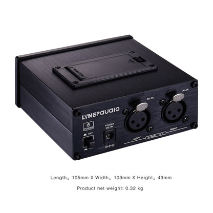 LINEPAUDIO B982 Power Amplifier Instrument Drummer Earphone Monitor Signal Amplifier, Dual XLR Input (Black) -  by buy2fix | Online Shopping UK | buy2fix